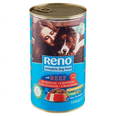 Reno, Храна за куче, Хапки с телешко месо в сос, 1240гр