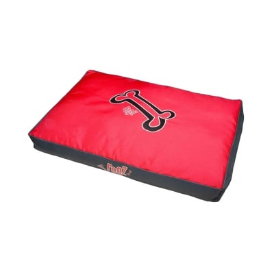 ROGZ FLAT RED BONE XL, Легло за куче, 129 x 86 x 12 см