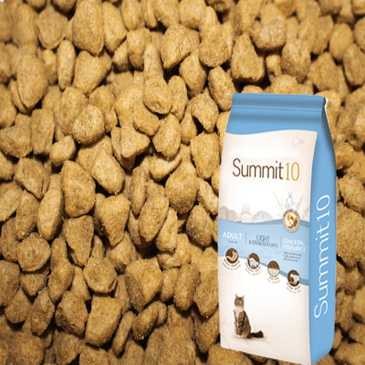 "Summit10 Light and sterilised cats" - Супер премиум храна за кастрирани котки и котки с наднормено тегло - насипна