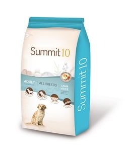 "Summit 10  Adult lamb and rice" - супер премиум храна за средни и големи кучета с ориз и агнешко