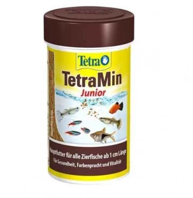 TetraMin Junior, храна за малки тропически рибки, 100мл