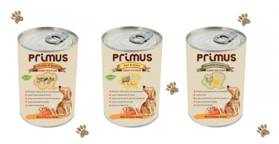  "Primus" - Консерва за кучета в три отлични вкуса