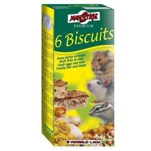 Versele-Laga Crispy Biscuit Small Animals Nuts /кексчета за гризачи с ядки и яйца 6бр/-70гр