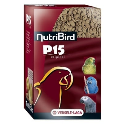 Versele-Laga NutriBird P15 Original /пълноценна екструдирана храна за ежедневно хранене на големи папагали/-1кг