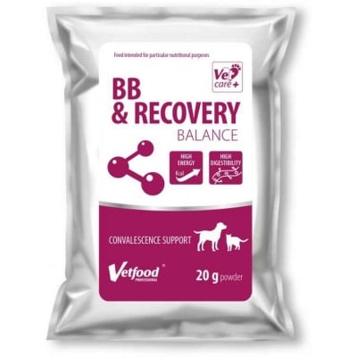 Vetfood, BB Recovery Balance, ускорява възстановяването, 20 грама