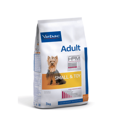 Virbac Adult Small & Toy, Профилактична храна за кучета от дребни породи, 100гр НАСИПНО