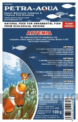 "Артемия" - Замразена храна за тропически рибки