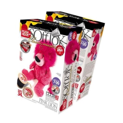 Креативен комплект уший си сам играчка PLUSH HEART «Pink lion»