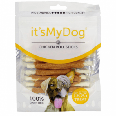 It`s My Dog лакомство за кучета, солети от кожа с пилешко месо, 80 г