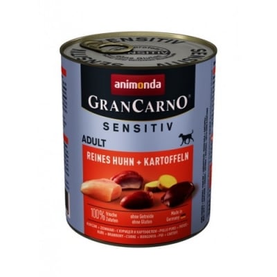 GranCarno® Sensetive 53% пиле, 10% картофи, 800 гр, (6 бр./стек)