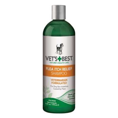 Vet&#039;s Best Flea Itch Relief Shampoo шампоан за облекчаване при ухапвания от бълхи, 470 мл