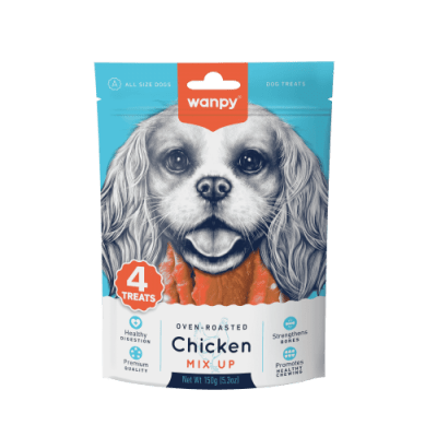 Wanpy Chicken Mix Up микс лакомства за куче, пиле, 150 г