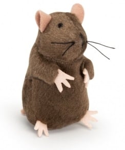 Играчка за коте - Плюшена мишка с mikrochip - 8 см