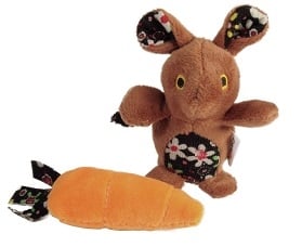 Плюшена играчка за котки  мишка с морков 