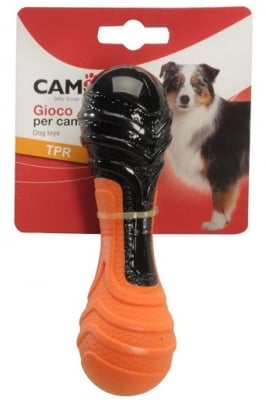 Играчка за куче - TPR двуцветен дъмбел.