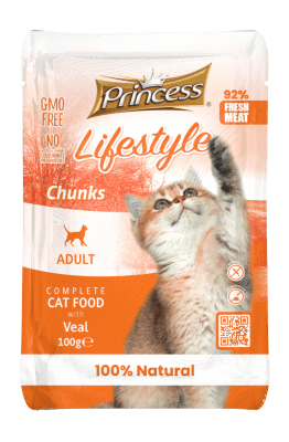 LIFESTYLE POUCHES  - Храна за котки с телешко месо. 22+2 Стек!