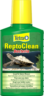 Tetra ReptoClean  съдържа силно активни бактериални спори, които разграждат  храна и мъртъв растителен материал, както и предотвратяват натрупването на утайки. 