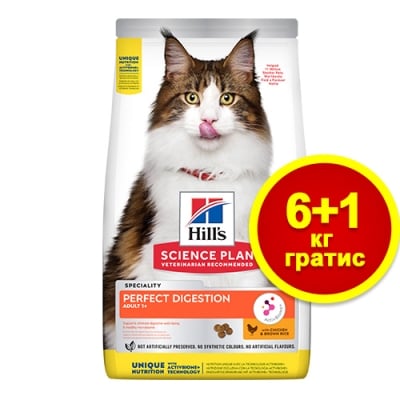 605958 SP Cat  PERFECT DIGESTION  6+1kg  с ПИЛЕ КОТКА