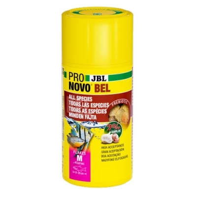 JBL PRONOVO BEL FLAKES M 100ml  -Осн. храна на люспи в размер М за всички аквариумни рибки от 8-20см