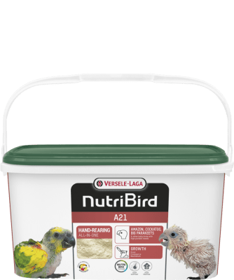 NUTRI BIRD A21 -FOR BABY BIRDS 3KG- ХРАНА ЗА РЪЧНО ХРАНЕНЕ НА НОВОИЗЛЮПЕНИ  ГОЛЕМИ ПАПАГАЛИ