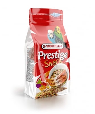 Prestige Snack Budgies  125g- допълваща храна за вълнисти папагали с плодове и яйца
