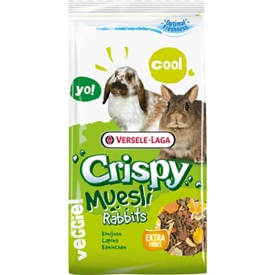 CRISPY MUESLI RABBIT 0.400 KG / CUNI CRISPY-пълноценна храна за декоративни зайци