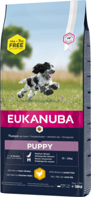 EUK DOG PUPPY MEDIUM  15+3
