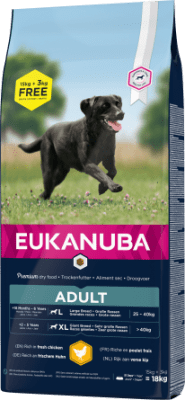 EUK DOG ADULT LARGE 15+3