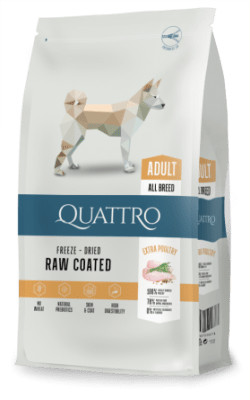 Куатро 3 кг суха храна за кучета адълт all breed
