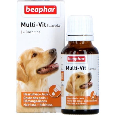 Laveta - Витаминни капки за кучета - против падане на козината