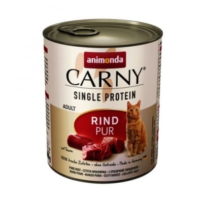Carny Single Protein Cat Adult Pure Beef 800 г - само говеждо месо, (6 бр./стек)