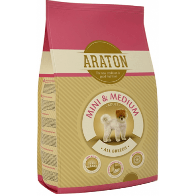 Araton Adult Mini & Medium - Пълноценна и балансирана суха храна за възрастни кучета от мини и средни породи - 15.00кг