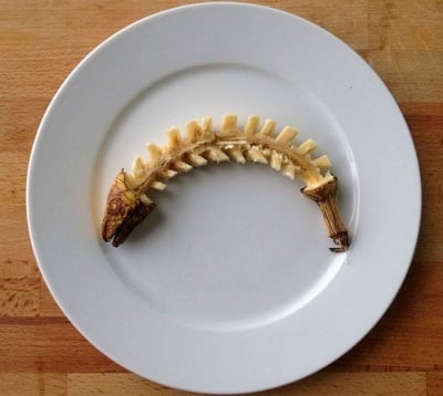 Банан рибена кост