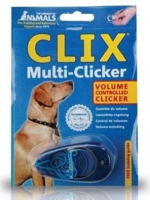 "CLIX Multi-Clicker" - Кликер за обучение на кучета с регулируем звук