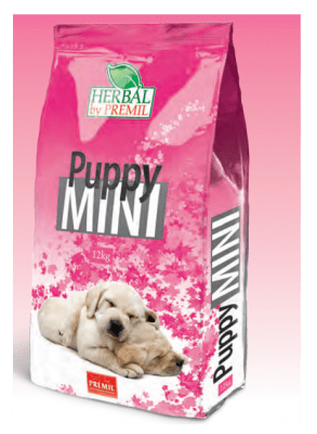 Puppy MINI - за подрастващи кучета от дребни породи до 1г с пиле, патица, риба тон и 5 вида билки, 12 кг.
