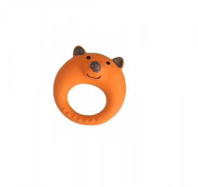 лисица Играчка за куче Camon силиконов пръстен, 11см.