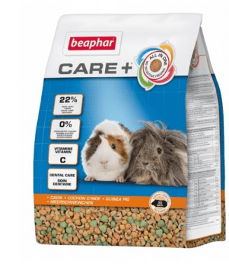 Beaphar Care + Super Premium- Пълноценна храна за морско свинче - две разфасовки