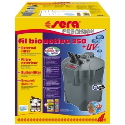 sera външен филтър sera fil Bioactive 250 + UV - 750 л/ч за аквариуми до 250 л