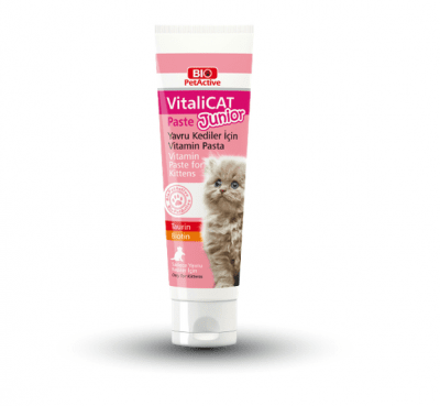 Vitalicat Junior - мултивитаминна паста с таурин и биотин - за малки котенца, бременни и кърмещи котки, 100 мл.