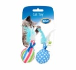 "Duvo+ Cat Toy" - Играчка за котки - топки с пера