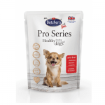 Пауч за израстнали кучета от дребни породи Butcher’s Pro series - 100% натурални съставки, без глутен 100гр  - три вкуса