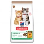 Храна за подрастващи котки на възраст до 1 година,Hill’s Science Plan No Grain Kitten, без съдържание на зърнени култури и глутен, с пилешко месо, 1.5кг