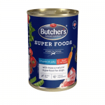 Пастет за куче Butchers Super Foods Chicken & Tripe - пилешко месо и шкембе -400гр