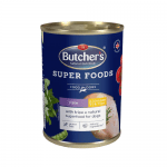 Пастет за куче Butchers Super Foods Chicken & Tripe - пилешко месо и шкембе -400гр