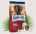 Храна за кучета Happy Dog Супер Премиум Африка Щраус & Картофи - три разфасовки