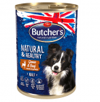 Butchers Life 390гр - пълноценна храна за кучета - три вкуса