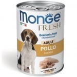 Хапки в пастет за кучета в зряла възраст Monge Fresh Adult, с пилешко месо, 400гр