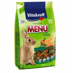 Храна за декоративни мини зайци Vitakraft Premium Menu Vital, три разфасовки