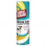 Пудра за кучета и котки Simple Solution Urine Dry против петна и миризми, 680 гр