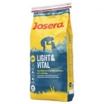 Josera Light & Vital - Висококачествена храна за възрастни или слабо активни кучета, за контрол на теглото